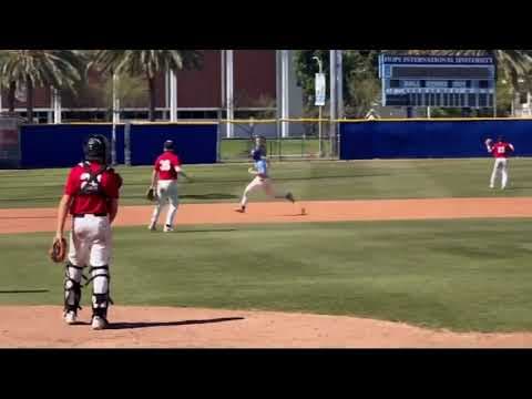 Video of 2-Run RBI Double to Left Field