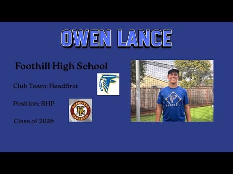 Video of Baseball Recruitment Video