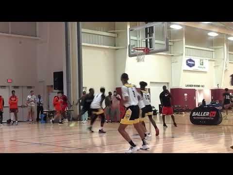 Video of Evan Scott takes it to the basket strong misses but gets it back off the miss lob 
