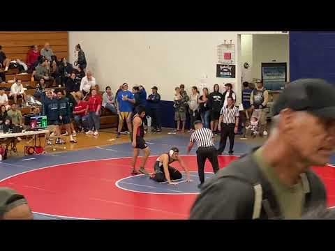 Video of Thor Jonger (red shoes) starts from the bottom and executes a reversal for the pin.