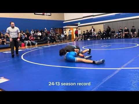 Video of 23-24 season highlights (144lbs) finished top 28 in state