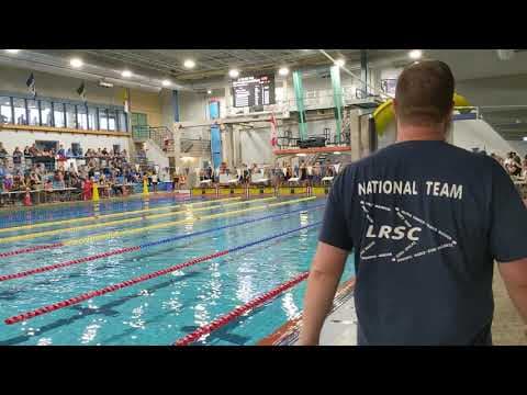Video of Maine Swimming International Invitational, 50 free, LCY, Ellie lane 3