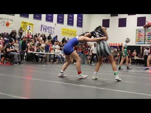 Video of HEART OF OHIO GIRLS WRESTILING INVITE @ 125 