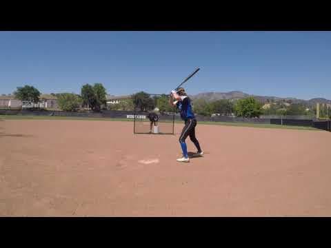Video of Ashley Frantz 2022 SS/2B/OF 5-1-2020 skills video