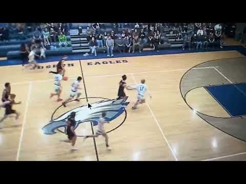Video of 1.30.25 Harmon steal to behind the back pass assist