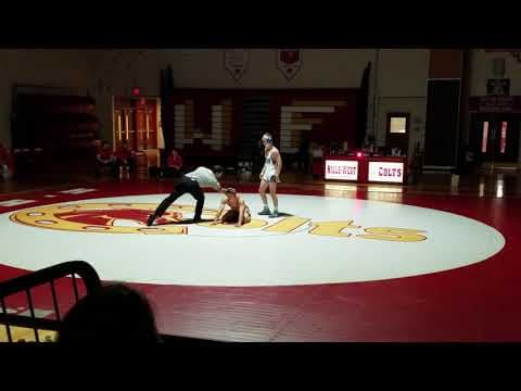 Video of Stephen (9th Grade - White Singlet) vs. 4th Ranked Wrestler in Suffolk County, NY - 2018-19 Season