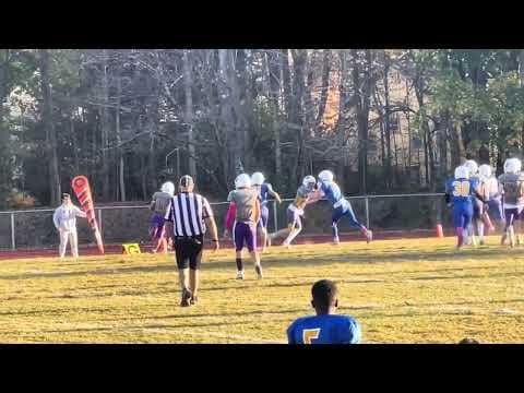 Video of Nicholas number 19 Football game 2