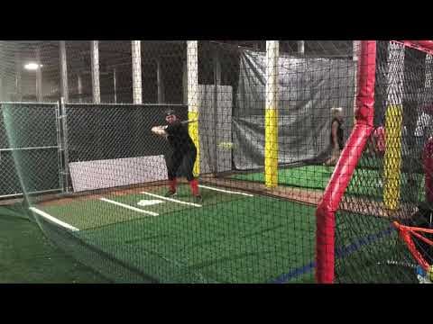 Video of Hitting practice 