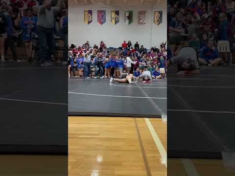Video of Jerzie Crisman wrestling match 