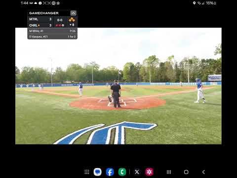 Video of 8th inning, down 3-2, bases loaded, 3-2 count (final strike), facing #1 team in the state. We walked it off 4 pitches later.