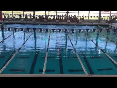 Video of 50 yard freestyle 6/27/19
