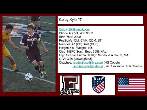 Video of Colby Kyle Fall Season Highlight Tape (High School 2024 Fall Season)
