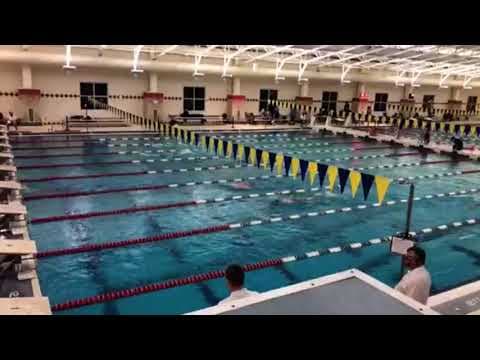 Video of 500 Free, Lane 4(2/27/2021)