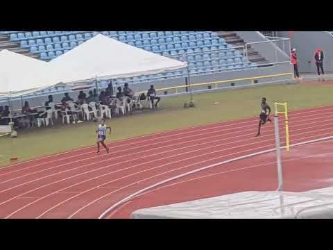 Video of Trinidad & Tobago National Junior Champs 200M Prelims 21.96 lane 6