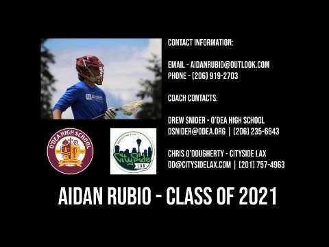 Video of Aidan Rubio 2021 Lacrosse Quarantine Highlight Video