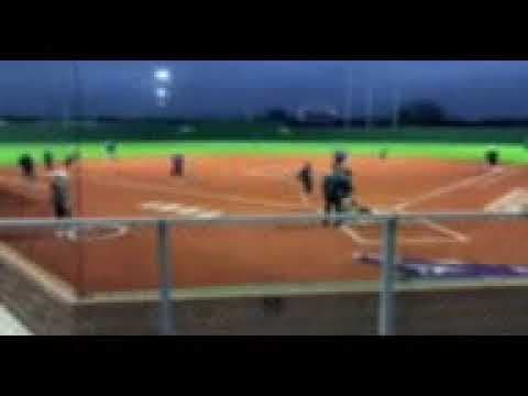 Video of Bunt for a single hit and rbi