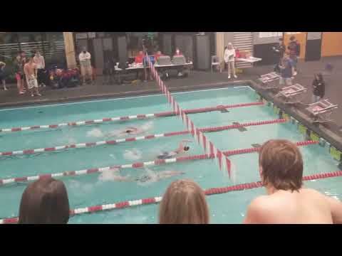 Video of 100 free 57.97