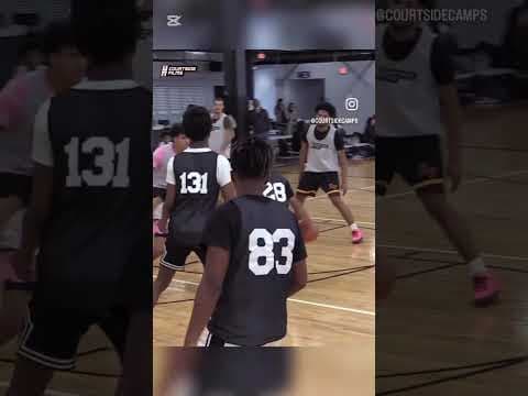 Video of William Maina (2027) courtside highlights 