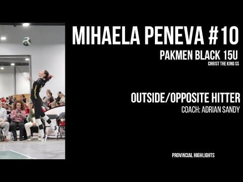 Video of  Mihaela Peneva- Provincial Highlights 2024