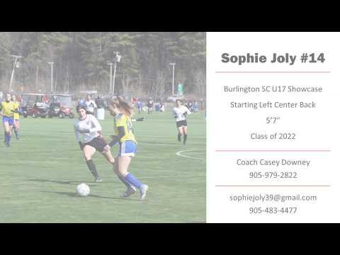 Video of Sophie Joly Soccer | Class of 2022 | Center Back - 2020 GPS Showcase Highlights
