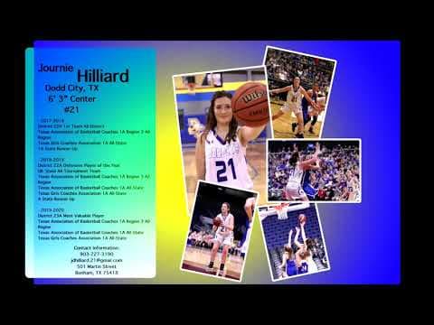 Video of Journie Hilliard Basketball Highlights
