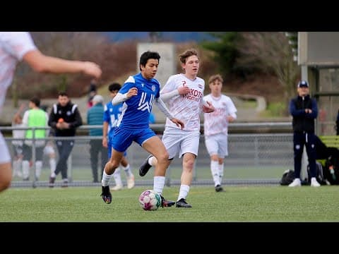 Video of FC FALY vs Vancouver Whitecaps and MLS academy's