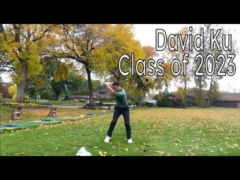 Video of David Ku Class of 2023 College Golf Recruiting