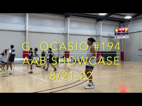 Video of AAB Showcase G. Ocasio #194