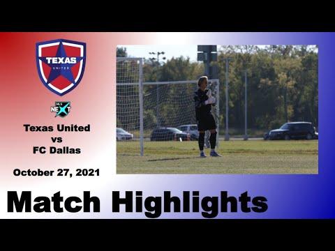 Video of Match Highlights vs FC Dallas MLS Next