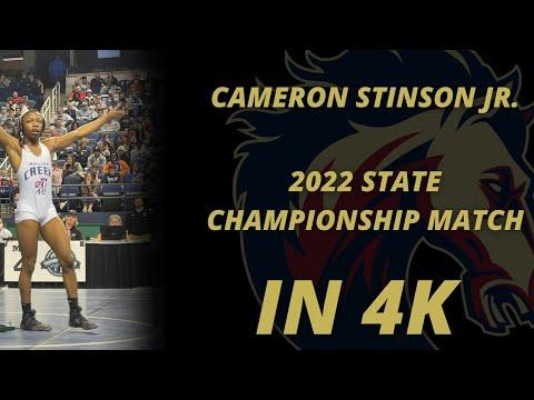 Video of Cameron Stinson Jr Vs Cooper Davis NCHSAA Finals Match 113 lbs