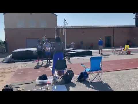 Video of 23.5 long jump at regionals