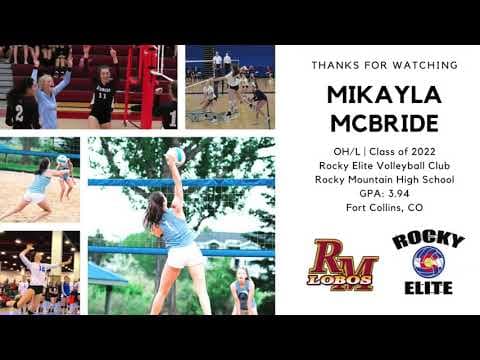 Video of Mikayla McBride Skills Video 2020
