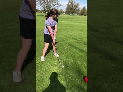 Video of Anna’s 5 iron par 3