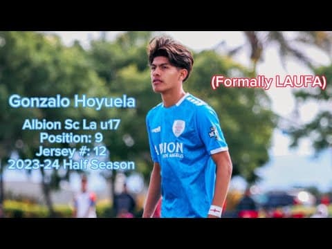 Video of Gonzalo Hoyuela 2023-24 Half Season