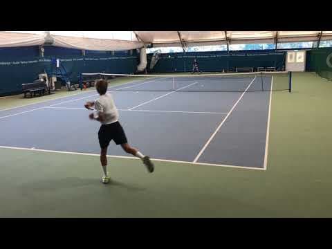 Video of Ivan Hornung’s college tennis recruiting highlight video (2021)