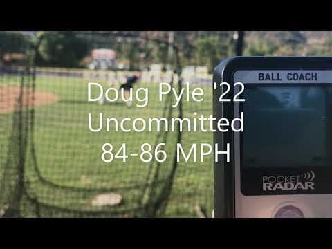 Video of Doug Pyle '22, Flatground Bullpen 84-86 MPH,  8/29/20