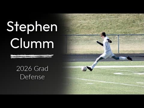 Video of Stephen Clumm 2026 Defense