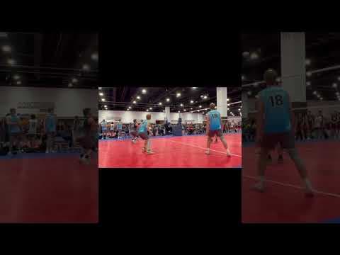 Video of Setting Middle Hitters - Lucas Morgan, Setter - #8