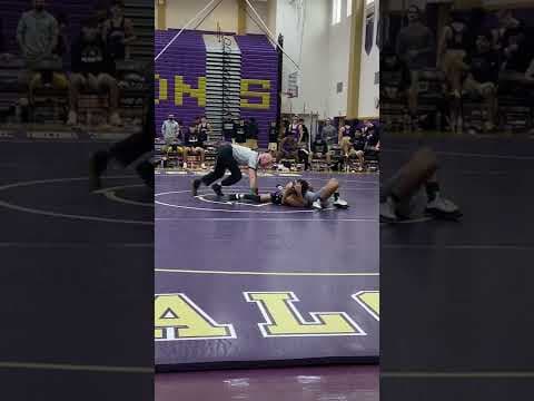 Video of Varsity 106 lb pin