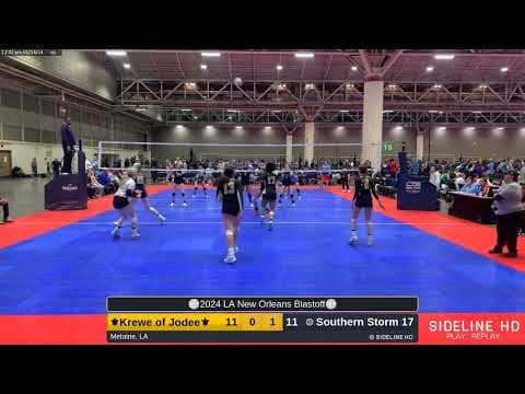 Video of ⚜🏐NOLA Blastoff into the 1st tournament⚜2024🏐