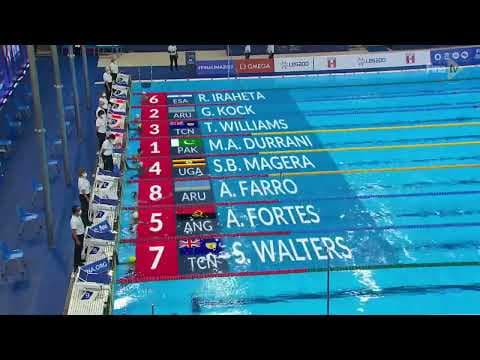 Video of 50 m Backstroke FINA World Junior Championship, Peru, Lima 2022