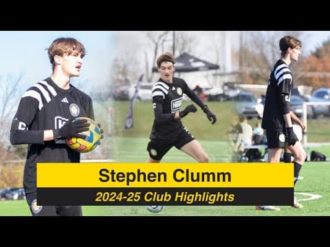 Video of Stephen Clumm 2024-25 Club Highlights (Junior)