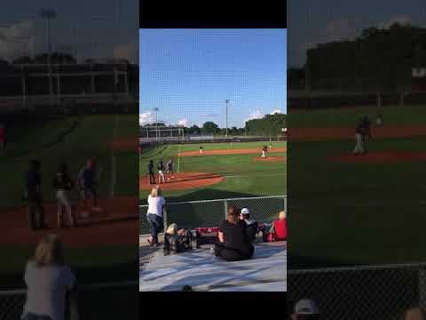 Video of Grayson Chrisley strikeout to end the inning 2025 grad