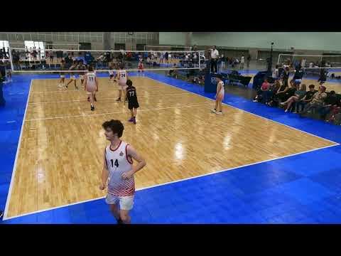 Video of SoCalCup Day 2 Match 1 set 1 cont2 Cooper Barrus, #24 setter