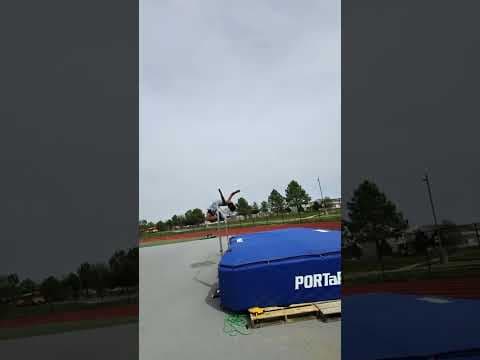 Video of PR Jump 6’6 high schooler #highjump #trackandfield
