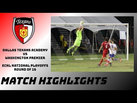 Video of ECNL National Playoffs Round of 16 vs Washington Premier