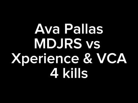 Video of Ava Pallas MDJRS vs Xperience and VCA- 4 kills