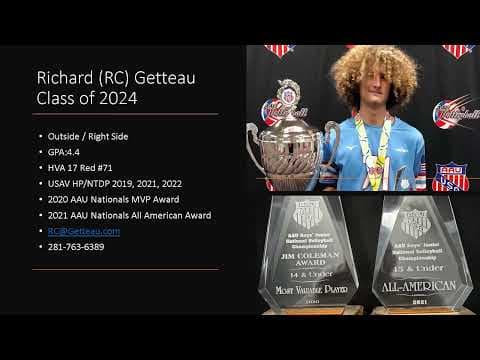Video of RC Getteau 2024 OH/RS - Highlights First Half of 17's 2023 Season