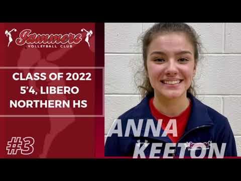 Video of Anna Keeton , 2022, 5”4”, Libero/ DS Volleyball College Recruitment Video