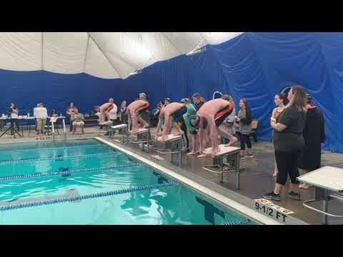Video of 50 freestyle win